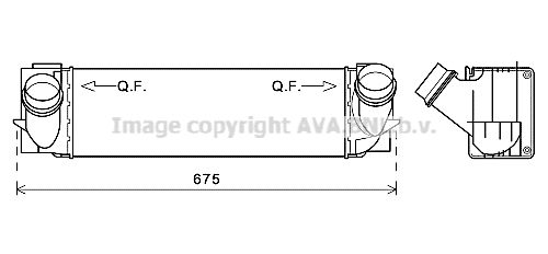 AVA QUALITY COOLING Välijäähdytin BW4457